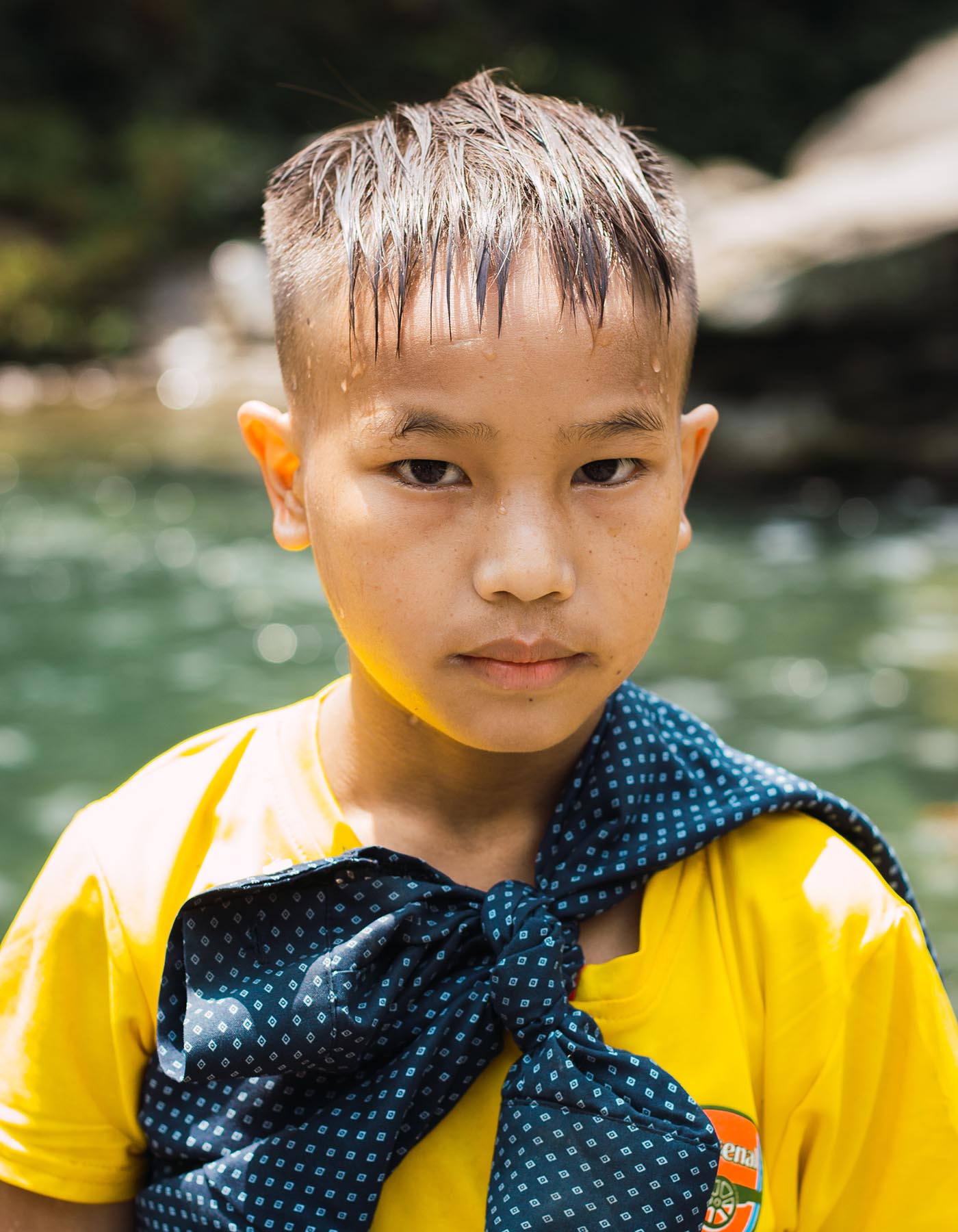 Retrato de un niño de Vietnam